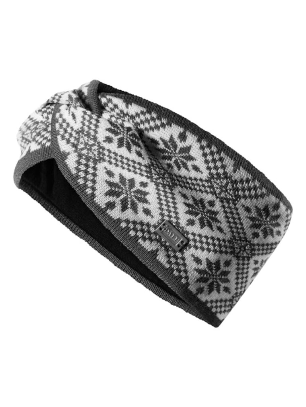 Dale of Norway Christiania 100% Marino Wool Headband Color: Schiefer/Off-White